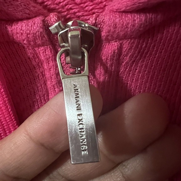 Armani Exchange Women's No Evil Cotton Fleece, Hooded Sweatshirt Size XL - Picture 6 of 9